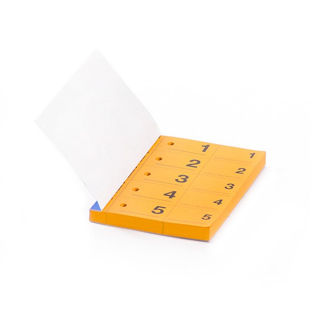 
                                Garderobenmarkenblock Papier - Artikel-Nr: 205001, © Alle Rechte bei CongressTeam Dresden GmbH
                                