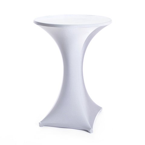 Stehtischhusse grau 
                        - Artikel-Nr: 210043, 
                        © Alle Rechte bei CongressTeam Dresden GmbH